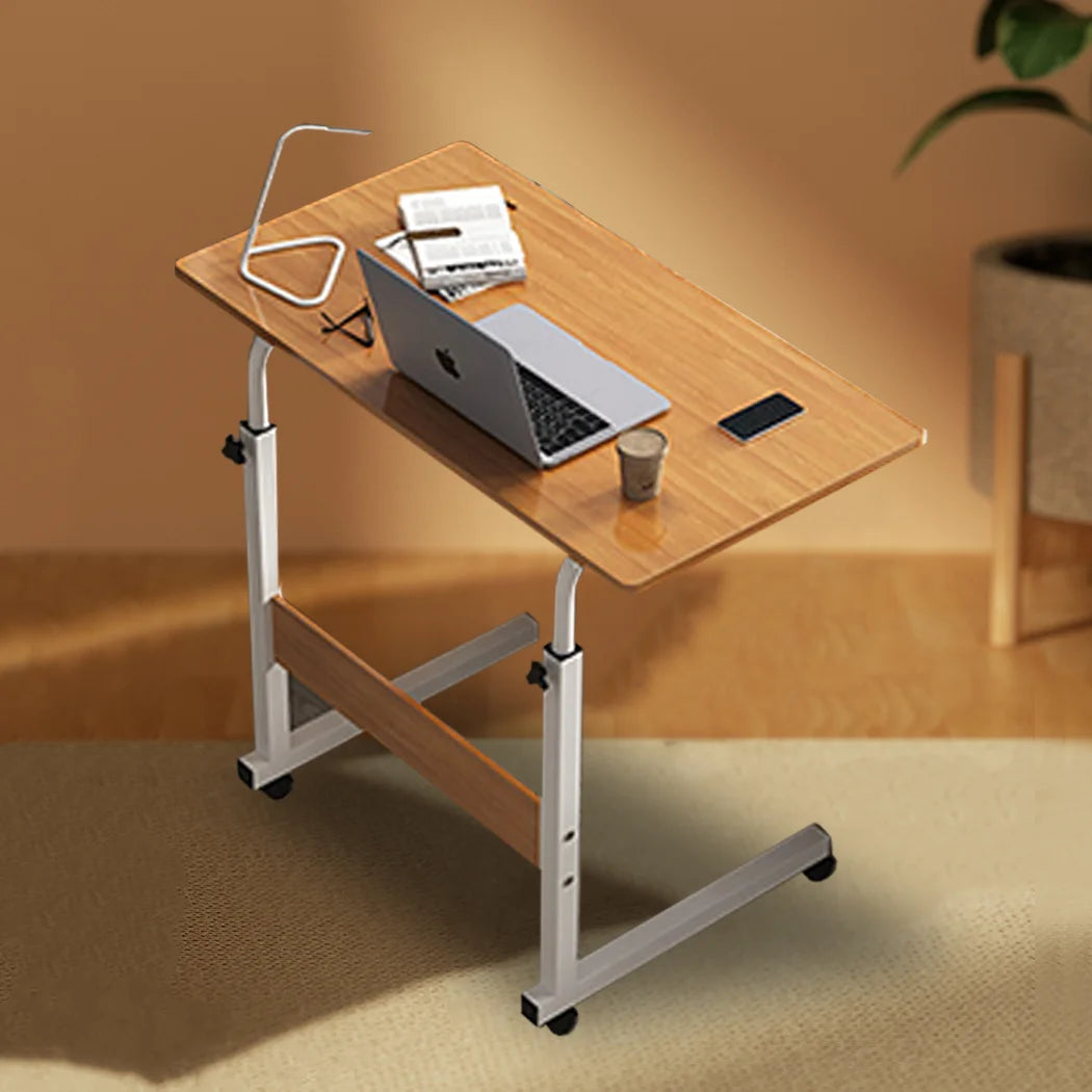 PORIYA Mobile Laptop Desk Computer Table Stand Adjustable Bed Bedside Portable Study AU