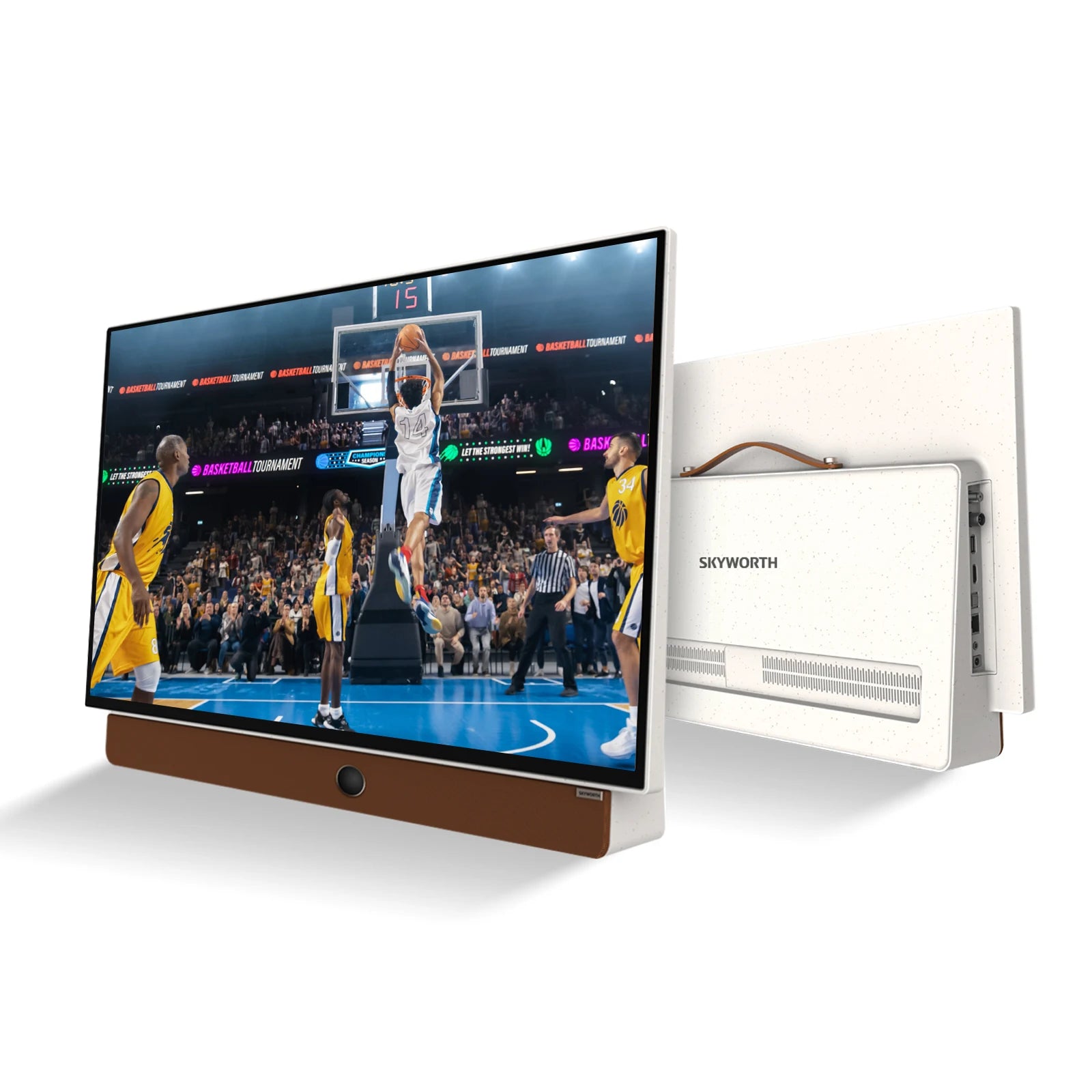 SKYWORTH 24-Inch 12V Portable Smart TV - 1080P FHD for Caravan/RV
