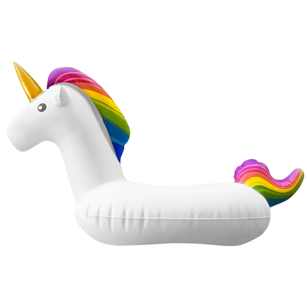 Float Beer Drink Tray Inflatable Swimming Pool Drink Cup Stand Cooler Table Party Supplies Gift for Family Friends