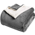 1 pc Sherpa Fleece Bed Blanket Super Soft Fuzzy Plush Warm Cozy Fluffy Microfiber Couch Throw Velvet Double Reversible 5Lbs