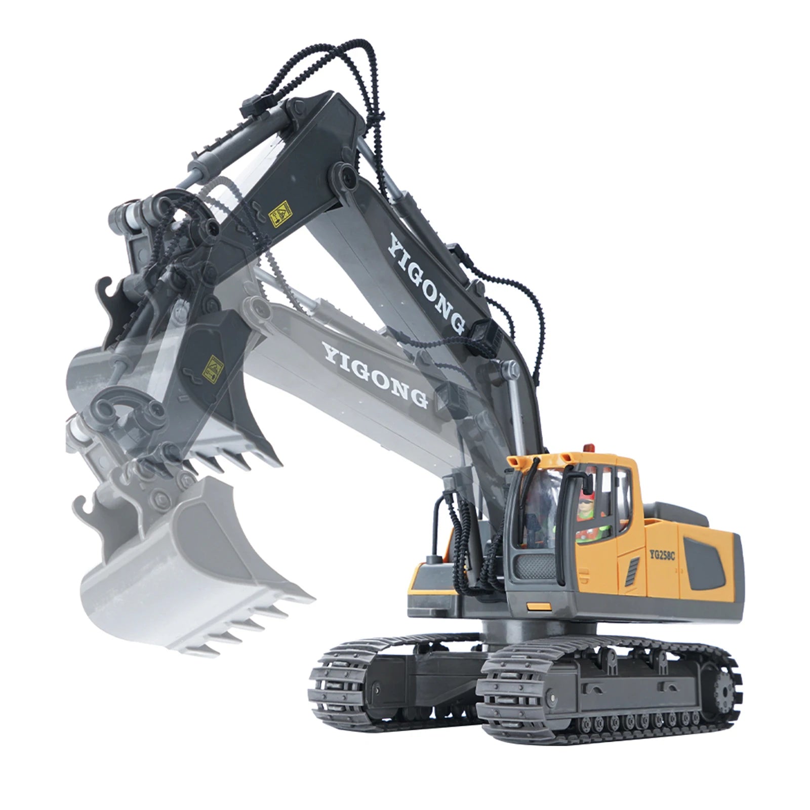 Remote Control Heavy Excavator 1/20 11CH Crawler 2.4G Wireless Electric RC Car