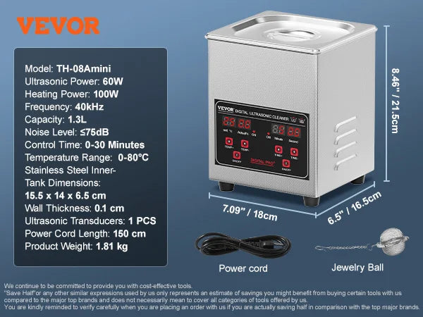 SucceBuy  2L 3L 6L 10L 22L 30L Ultrasonic Cleaner Stainless Steel Portable Cleaning Washing Machine Ultrasound Home Appliance