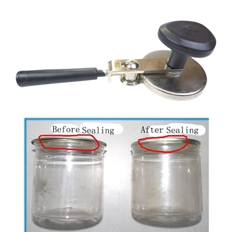 Aluminum Cans Sealer Bottle Sealing Machine Manual Can Sealer Forhome Andcommercial Use 52MM