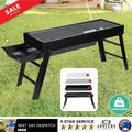 Charcoal BBQ Grill Portable Smoker Barbecue Outdoor Foldable Camping Set AU
