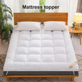 Bed Pillowtop Mattress Topper Mat Pad Protector Covers Single Double Queen King Size