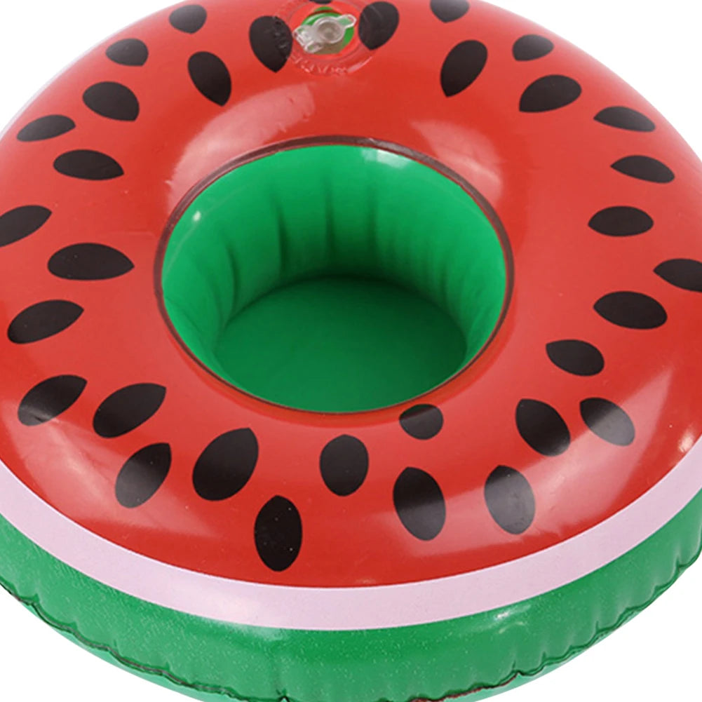 Float Beer Drink Tray Inflatable Swimming Pool Drink Cup Stand Cooler Table Party Supplies Gift for Family Friends