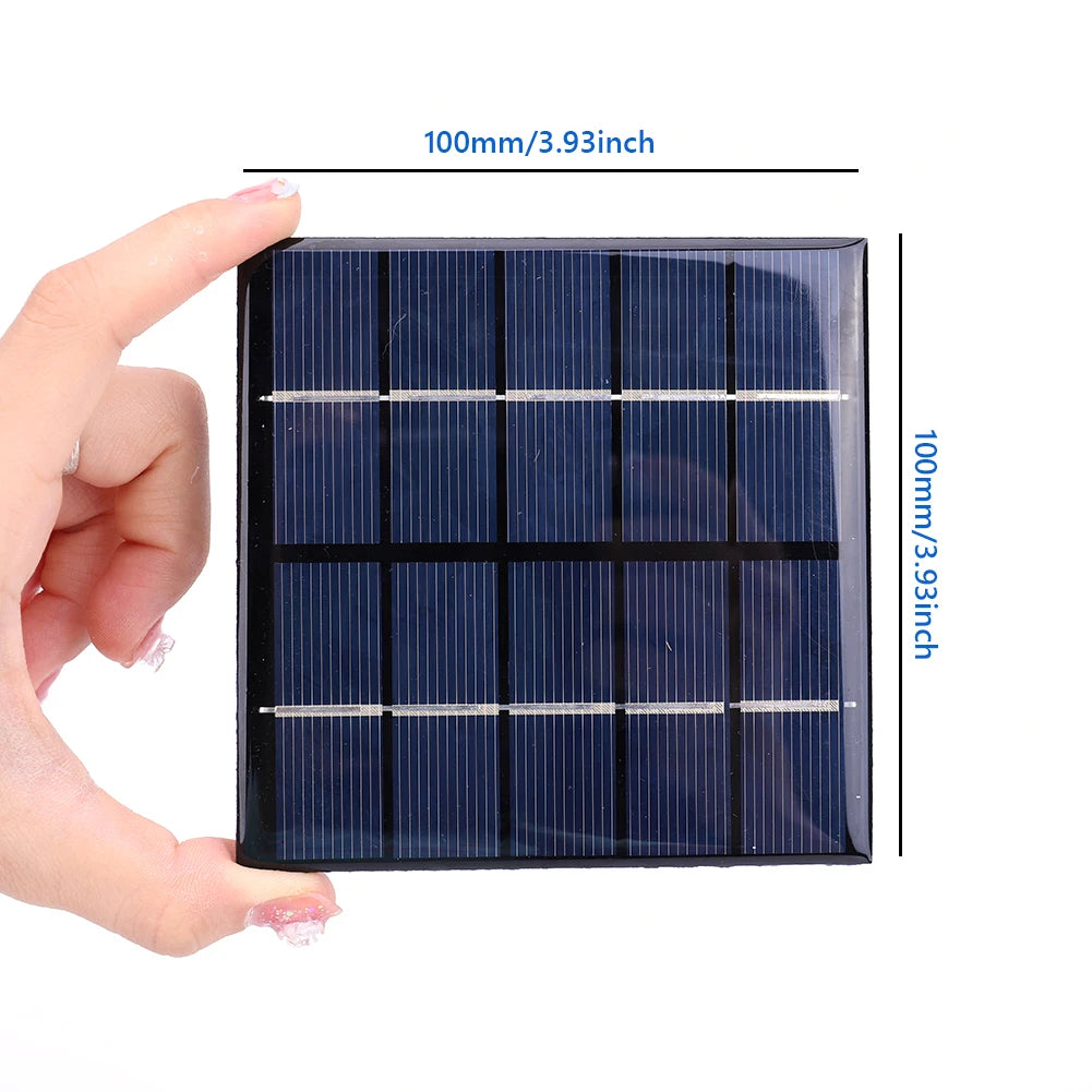 5V 240MA Solar Panel 5W Output USB Outdoor Portable Solar System For Low Power Products Cell Mobile Phone Chargers Electric Fan