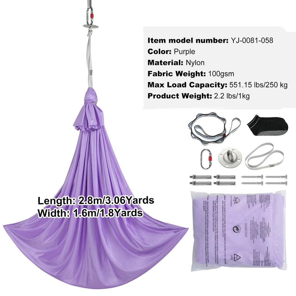 SucceBuy Sensory Swing for Kids3.1Yards Therapy Swing for Child w/Special Needs Cuddle Swing for Child w/ Autism ADHD Aspergers