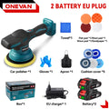 ONEVAN 8 Gears Cordless Electric Car Polisher Waxing&Sanding Wood Grinding Polishing Power Tool For Makita 18V Battery Pin
