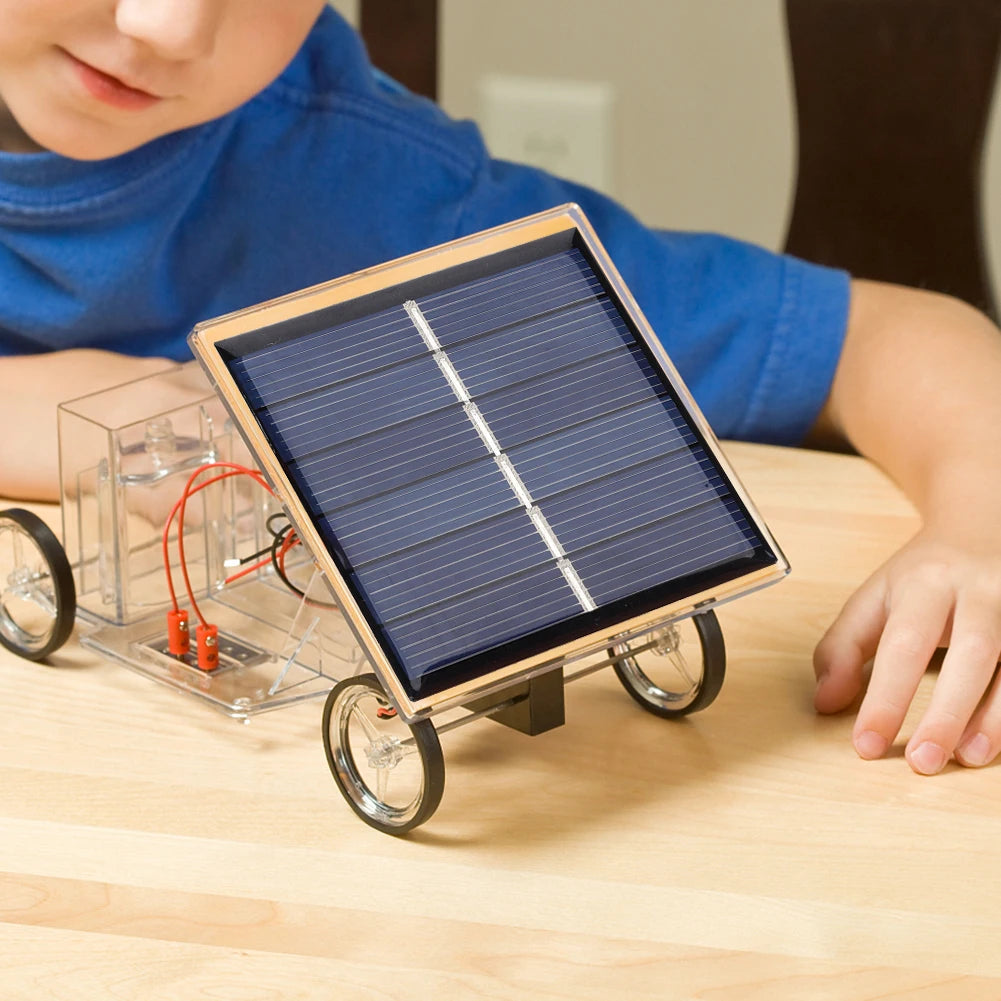 0.55W 3V Small Solar Panel DIY Solar Battery Kit with Cables Battery Mobile Phone Charger 60 X 55 Mm Photovoltaic Cells Charger
