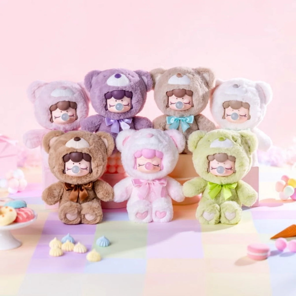 Rolife Plush Blind Box Nanci's Colorful Chocolate Cutie Action Figure Collectible Plush Doll Toys Surprise Box for Kids Friends