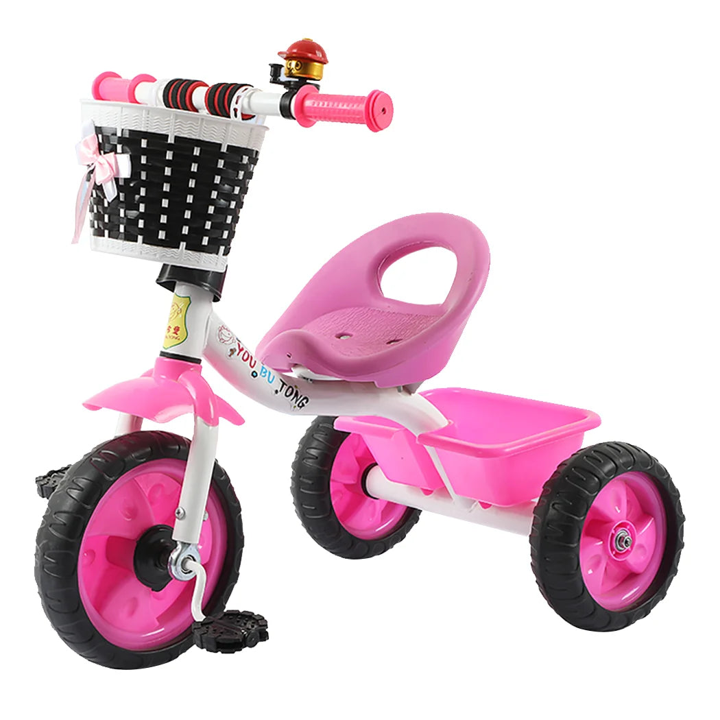 3 Wheel Bike Bicycle Tricycle Trike Basket Ride On Toy Kids/Children/Toddler 3y+