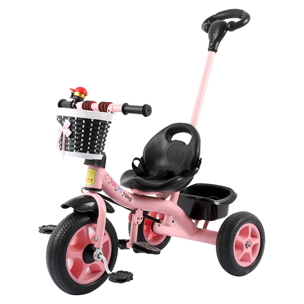3 Wheel Bike Bicycle Tricycle Trike Basket Ride On Toy Kids/Children/Toddler 3y+
