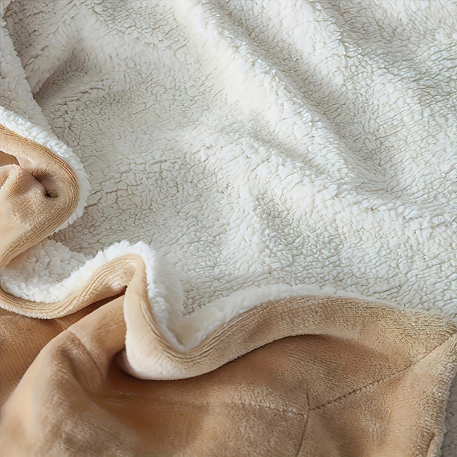 1 pc Sherpa Fleece Bed Blanket Super Soft Fuzzy Plush Warm Cozy Fluffy Microfiber Couch Throw Velvet Double Reversible 5Lbs