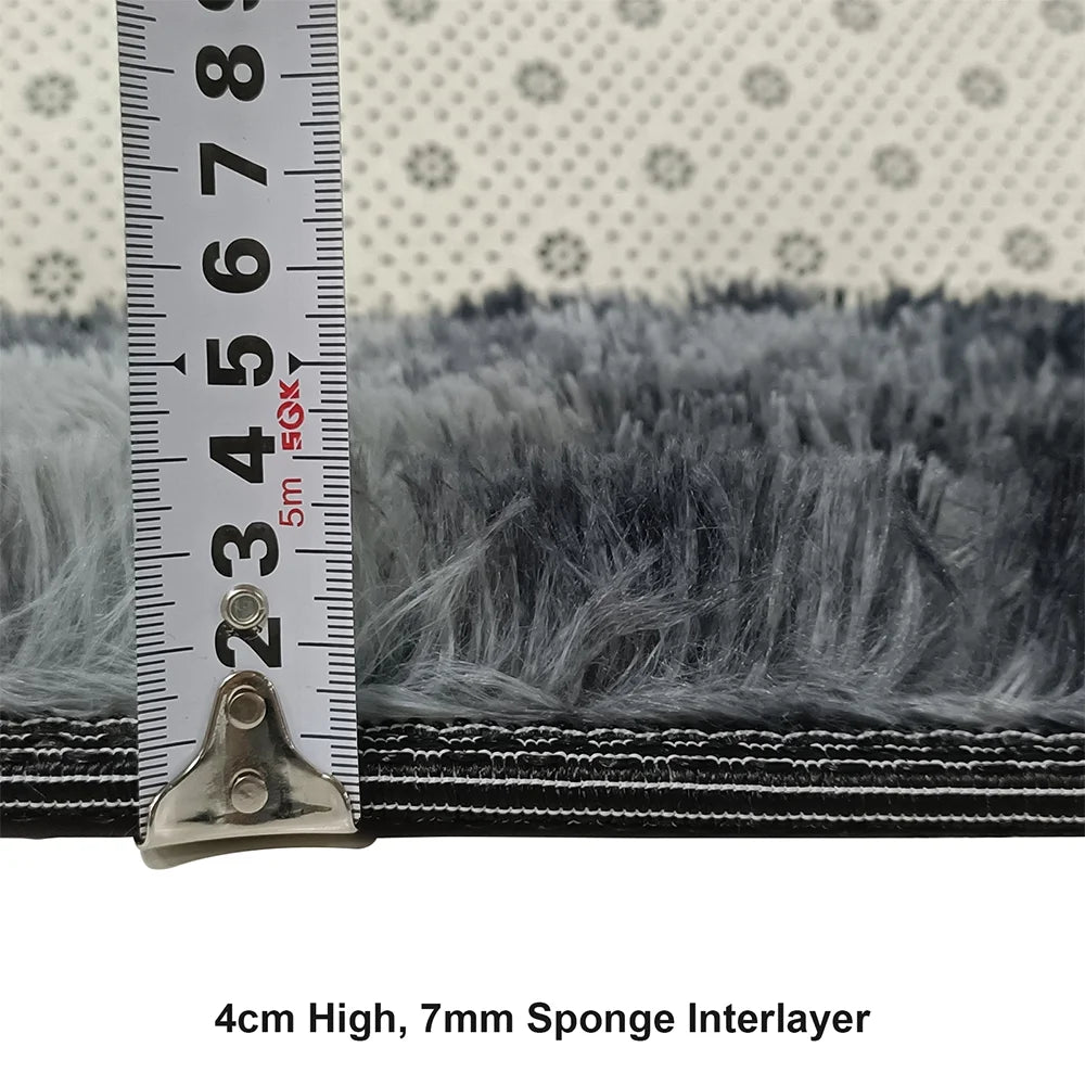 80-300cm Floor Rug Rugs Fluffy Area Carpet Shaggy Soft Large Pads Living Room Bedroom Pad 3 Sizes