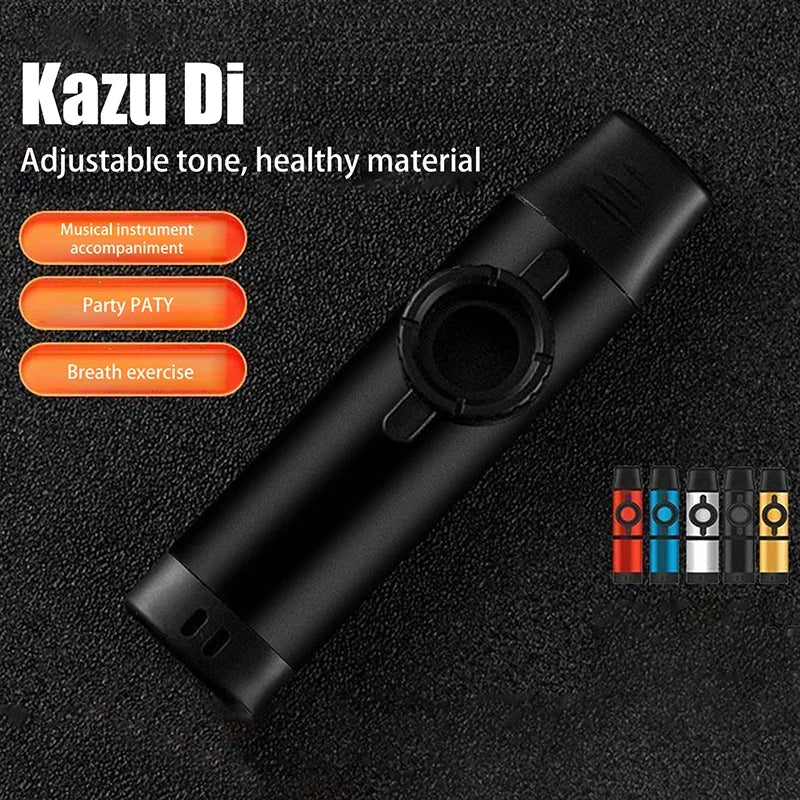 Versatile Kazoo for Kids & Adults; Perfect with Guitar, Ukulele, Violin, Piano; Easy to Learn for Music Aficionados