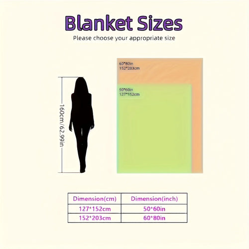 1 pc Sherpa Fleece Bed Blanket Super Soft Fuzzy Plush Warm Cozy Fluffy Microfiber Couch Throw Velvet Double Reversible 5Lbs