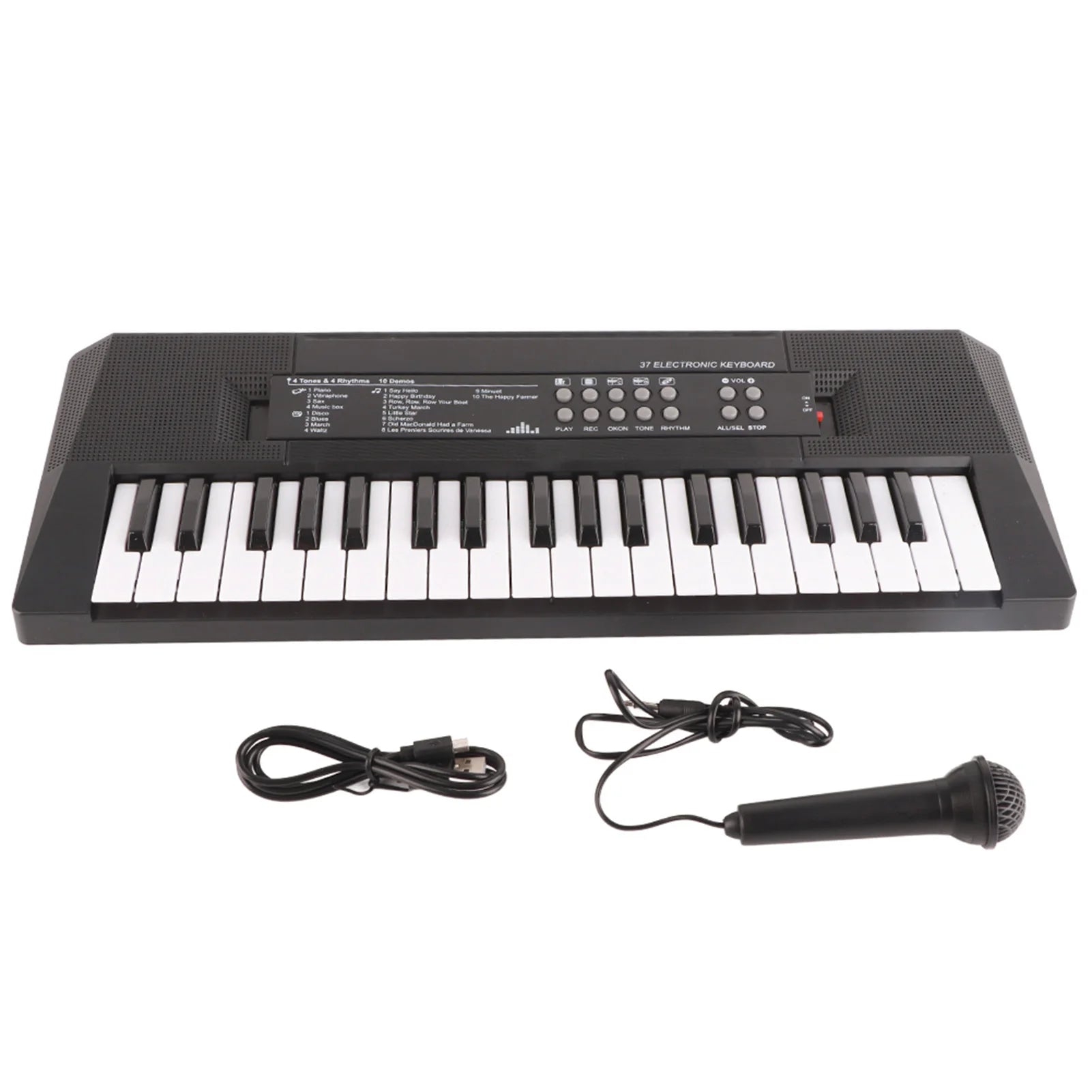 Electric Keyboard 37 Key Piano Children's Musical Instrument  Microphone Recording Function Electric Piano Electric Keyboard