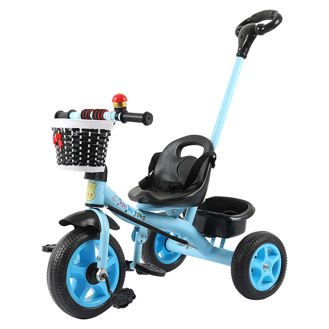3 Wheel Bike Bicycle Tricycle Trike Basket Ride On Toy Kids/Children/Toddler 3y+