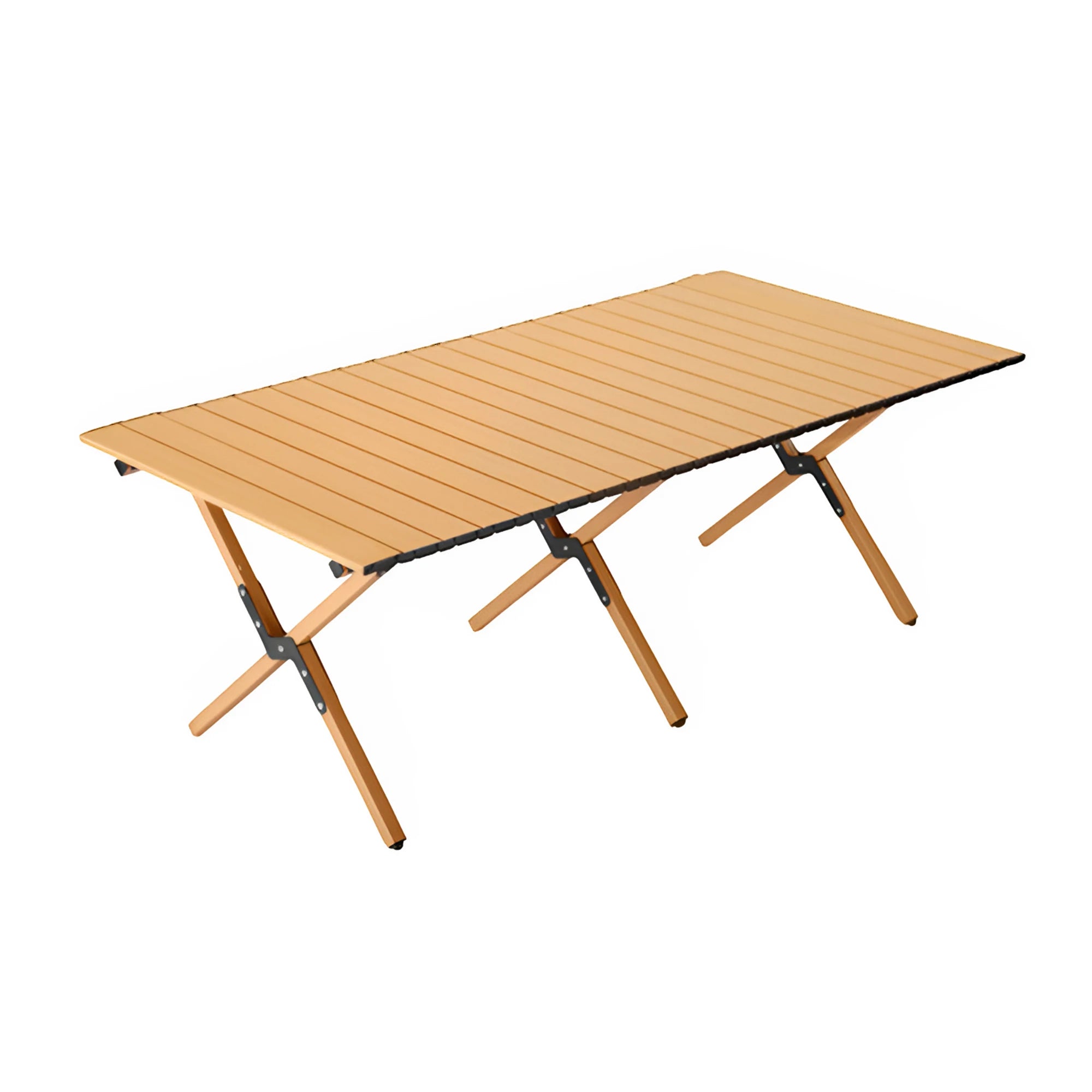 Folding Table Portable Picnic Camping Table Egg Roll Multi Function Outdoor AU