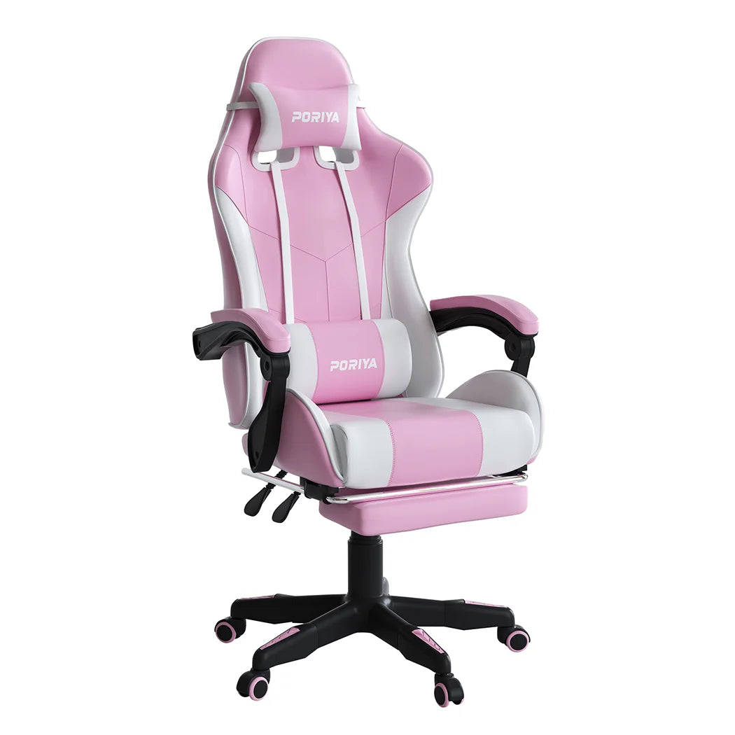 Gaming Chair Office Computer Seating Racing PU Executive Racer Recliner Chair