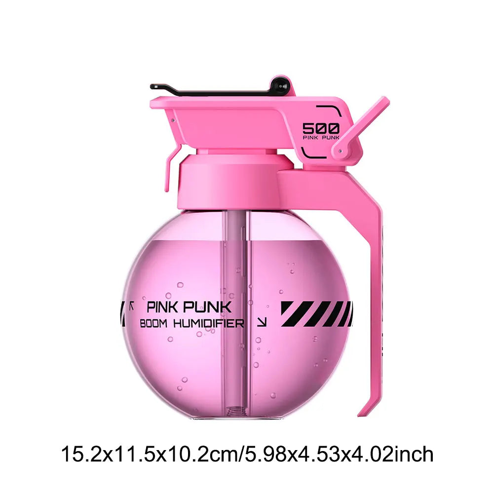 500ML Grenade Aroma Diffuser Decorative Aromatherapy Diffuser Air Diffuser Humidifier for Bedroom Home Office Creative Gift