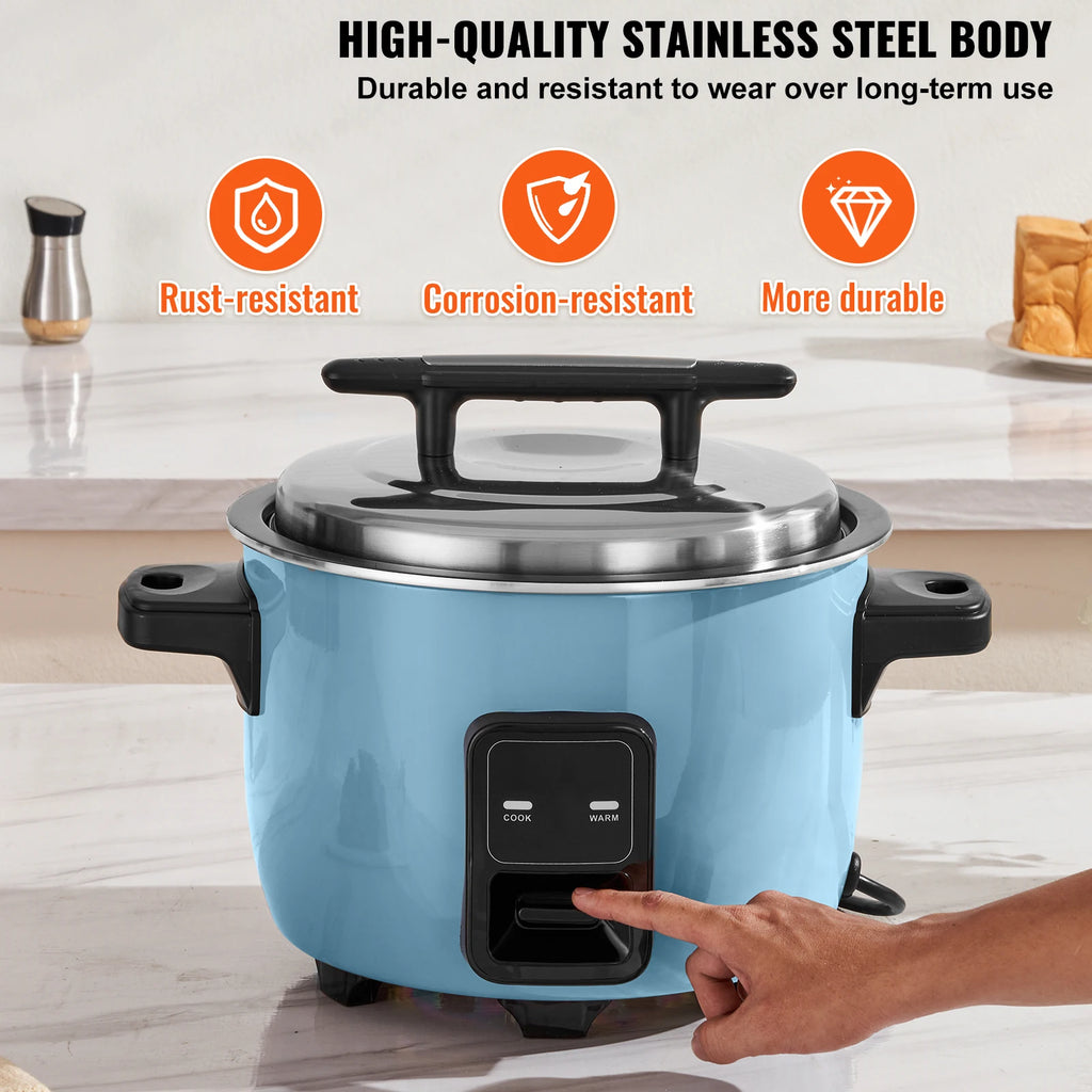 SucceBuy 10L Commercial Rice Cooker with Aluminium Nonstick Inner Pot 24-Hour Keep Warm for Restaurant Buffet