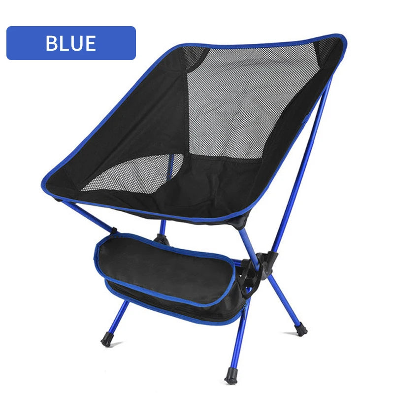 Mini Portable Folding Outdoor Camping Fishing Picnic BBQ Beach Chair Lightweight Seat 3 Colors
