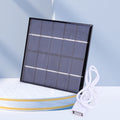 5V 240MA Solar Panel 5W Output USB Outdoor Portable Solar System For Low Power Products Cell Mobile Phone Chargers Electric Fan