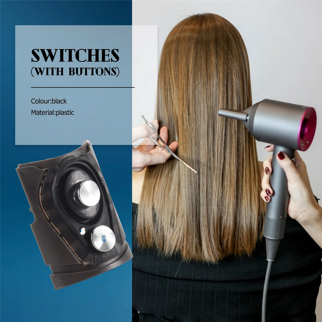 For Dyson Supersonic Hair Dryer HD01/HD02/HD03 Universal Power Switch Button Button Rubber Pad Replacement Parts 1Set 2026