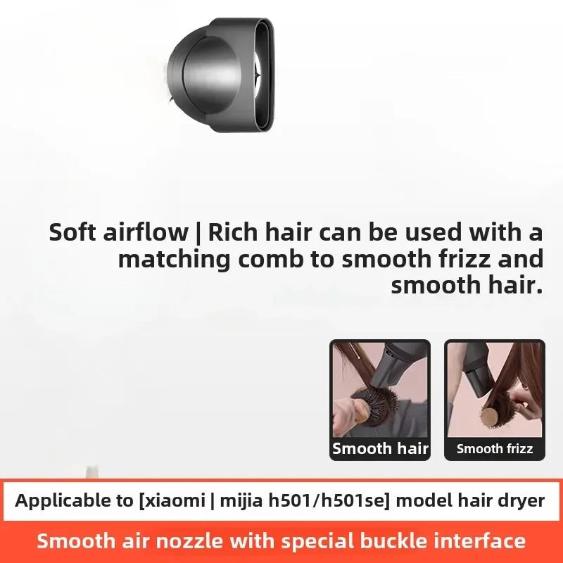 1PC for Xiaomi Mijia hair dryer hood H501/H501SE Air Nozzle Diffusion Perm Hair Dryer Fluffy Drying Cover Accessories