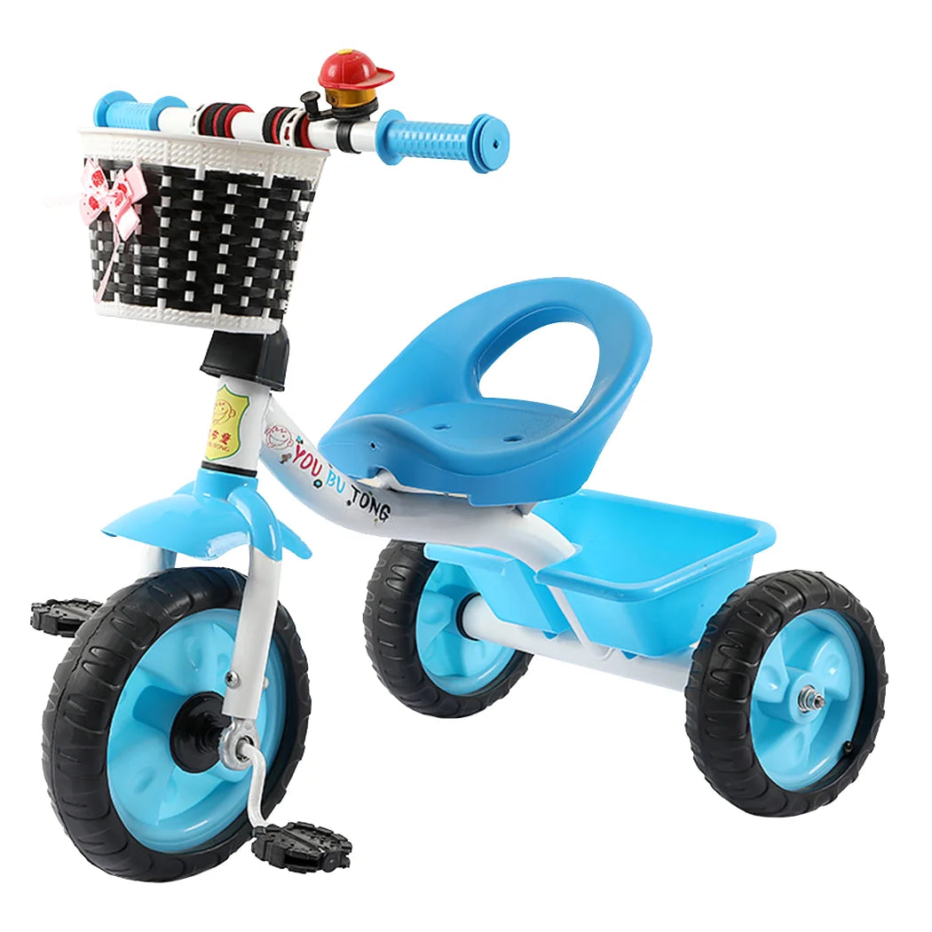 3 Wheel Bike Bicycle Tricycle Trike Basket Ride On Toy Kids/Children/Toddler 3y+