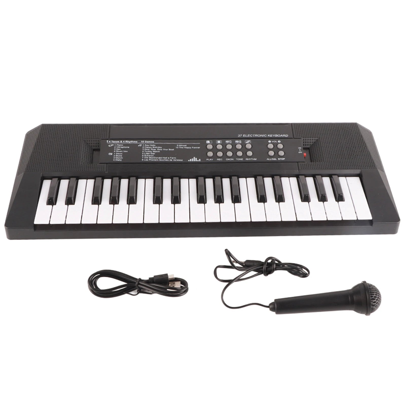 Electric Keyboard 37 Key Piano Children's Musical Instrument  Microphone Recording Function Electric Piano Electric Keyboard