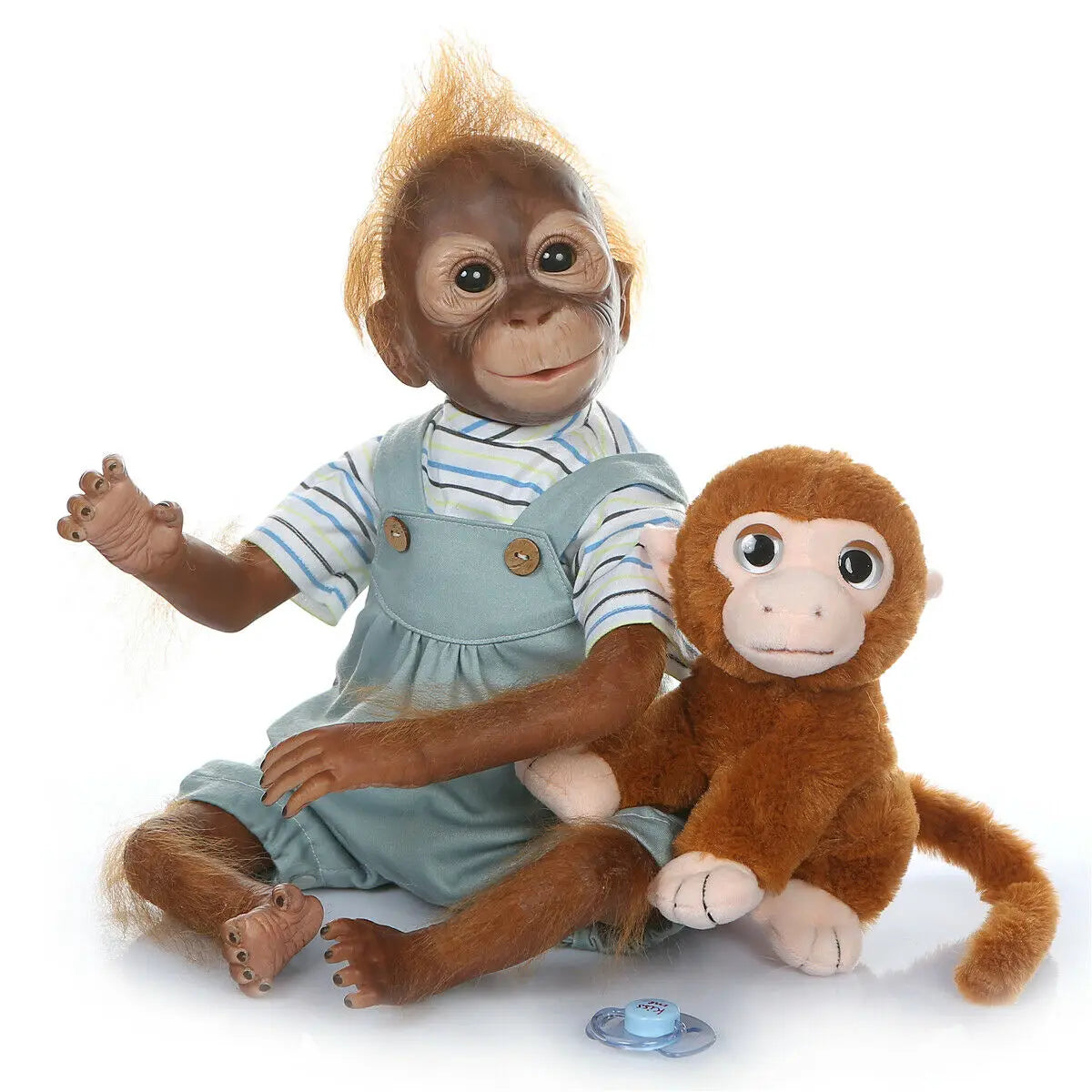 Reborn Monkey Dolls Realistic Reborn Dolls Boys 21inch 52cm Soft Silicone Vinyl Newborn Baby