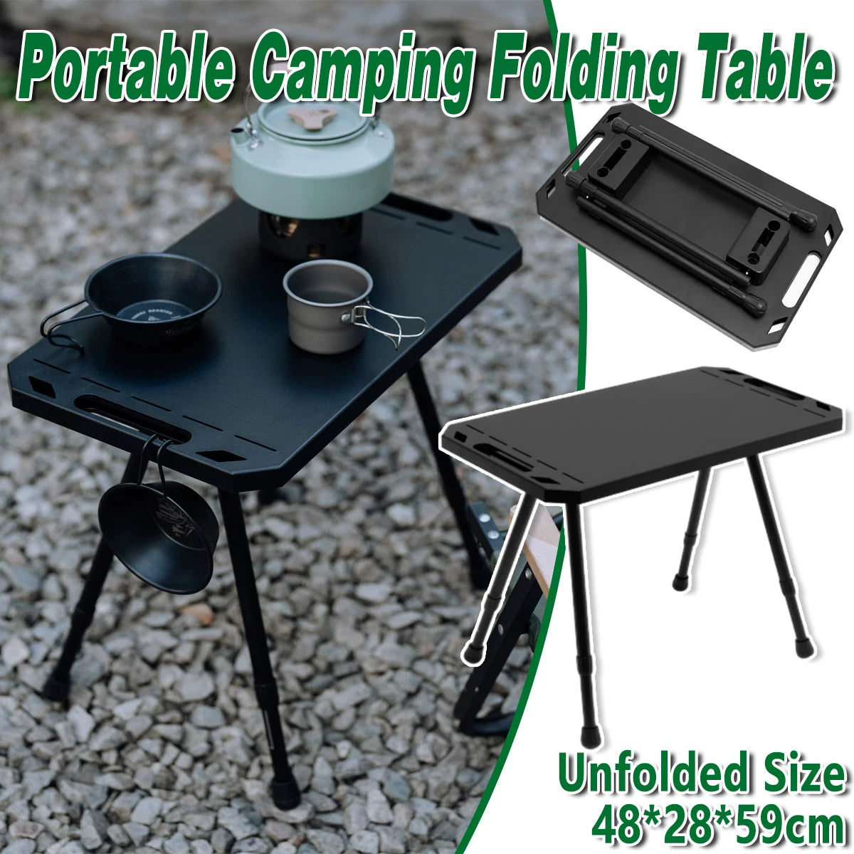 Portable Outdoor Table Multifunctional Foldable Camping Table Travel Picnic Tabl