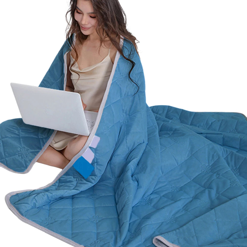 2025 New Cool Silk Ice Cream Summer Quilt Solid Color Printing Air Conditioner Quilt Machine Washable Water Washable Quilt
