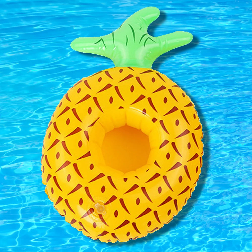 Float Beer Drink Tray Inflatable Swimming Pool Drink Cup Stand Cooler Table Party Supplies Gift for Family Friends