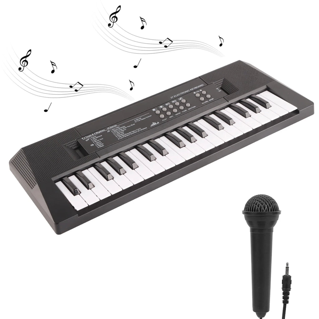 Electric Keyboard 37 Key Piano Children's Musical Instrument  Microphone Recording Function Electric Piano Electric Keyboard