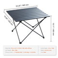 SucceBuy 66 lb Camping Folding Table Picnic BBQ Ultralight Aluminum Folding Beach Table with Carry Bag for Fishing Hiking Picnic