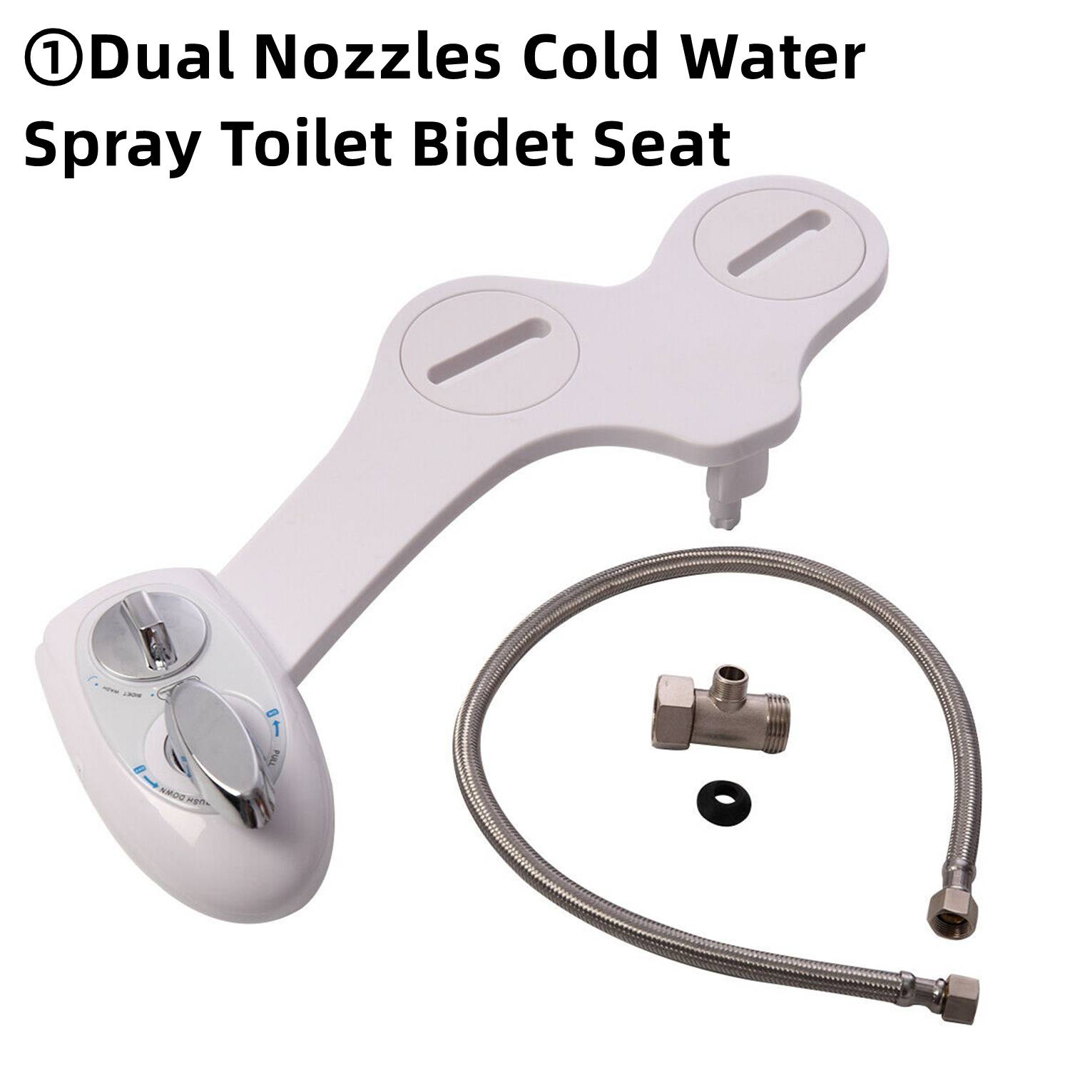 Toilet Bidet Seat Attachment Spray Hygiene Water Wash Clean Sanitation Bathroom