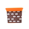 Folding Ottoman Storage Stool Cube Footstool Stool Blanket Box With Cover