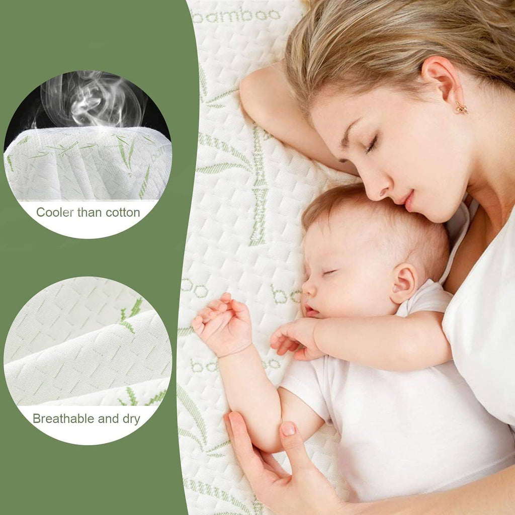 Waterproof Bamboo Fully Fitted Mattress Protector Single KS Double Queen King