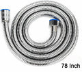 Shower Head Hose 2 Meters 79Inch Extra Long Bathroom Flexible Stainless Steel Pipe Household Flower Wine Shower Hose